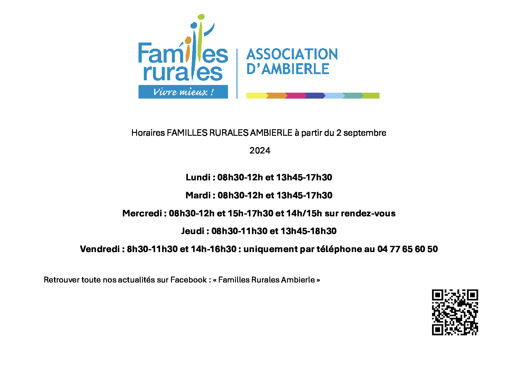 Nouveaux horaires