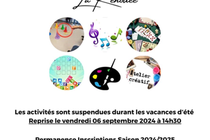 Permanence inscriptions / Activités de Loisirs adaptées "La Renouée" / Saison 2024-2025