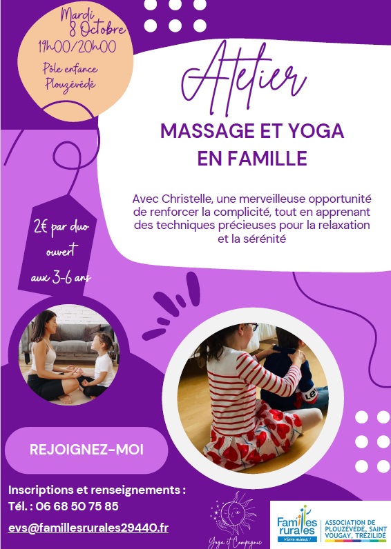 Atelier massage et yoga