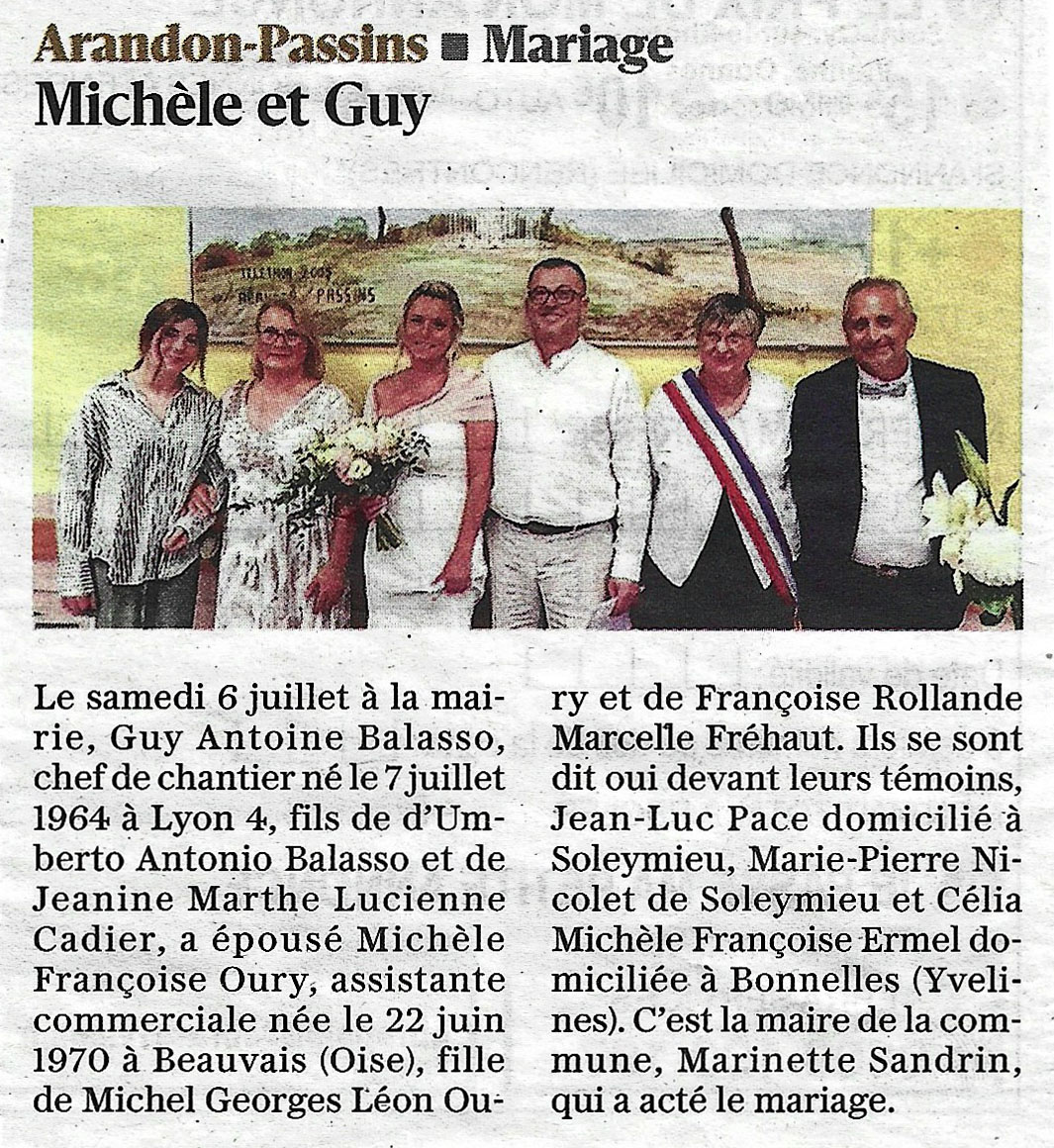 2024 07 09 Mariage Michèle Oury