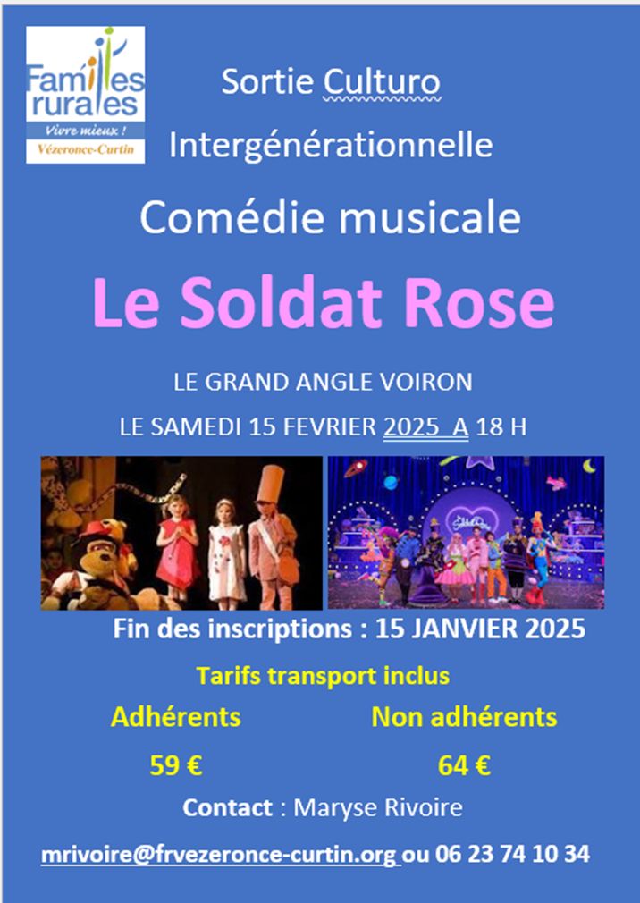 Affiche soldat rose